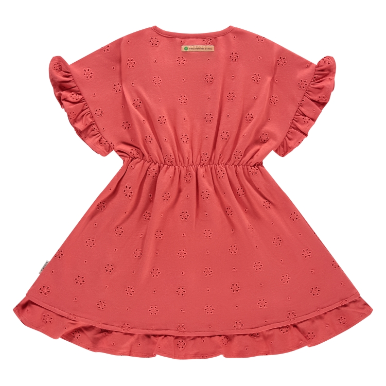 STAINS & STORIES (BY BABYFACE) - Robe manches courtes fille - Scarlet