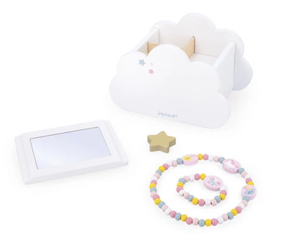Janod - Coiffeuse en bois et accessoires Licorne