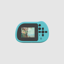 KIDYWOLF - Kidycam étanche - Batterie rechargeable - Cyan