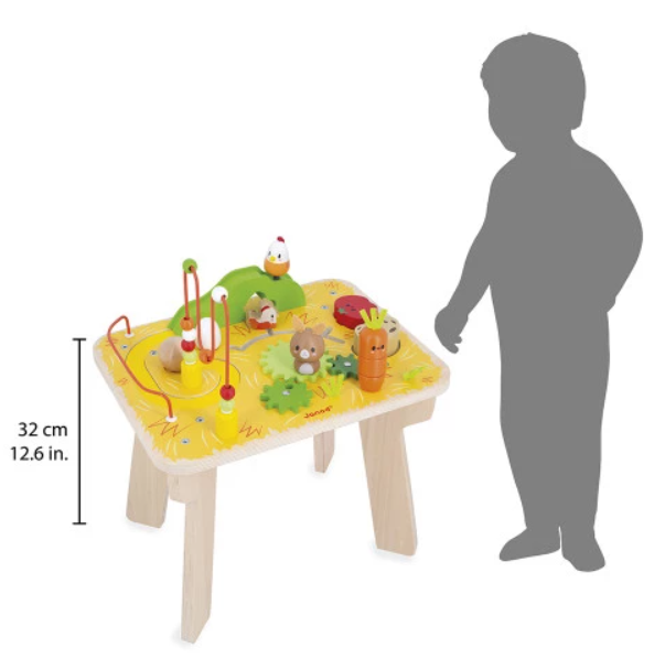 Janod - Table d'Activités - Ferme en bois