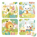 Janod - Puzzles Évolutifs Pure - 4 puzzles