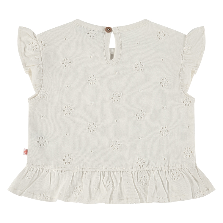 Babyface - T-shirt blanc à volants - fille
