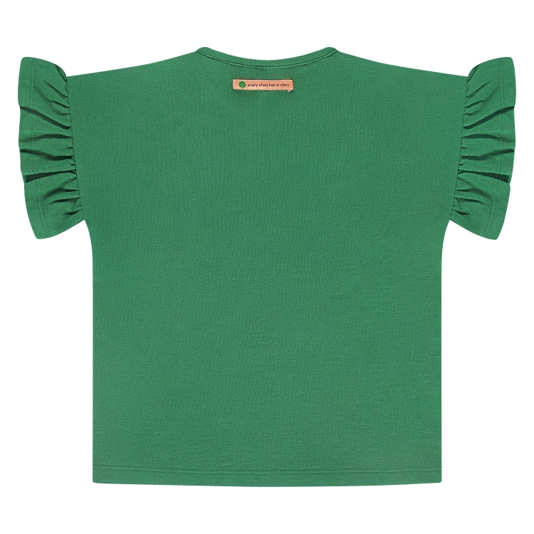 STAINS &amp; STORIES (BY BABYFACE) - T-shirt vert - fille