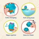 B Toys - Jouet de Bain gicleur et bateau de rétrofriction
