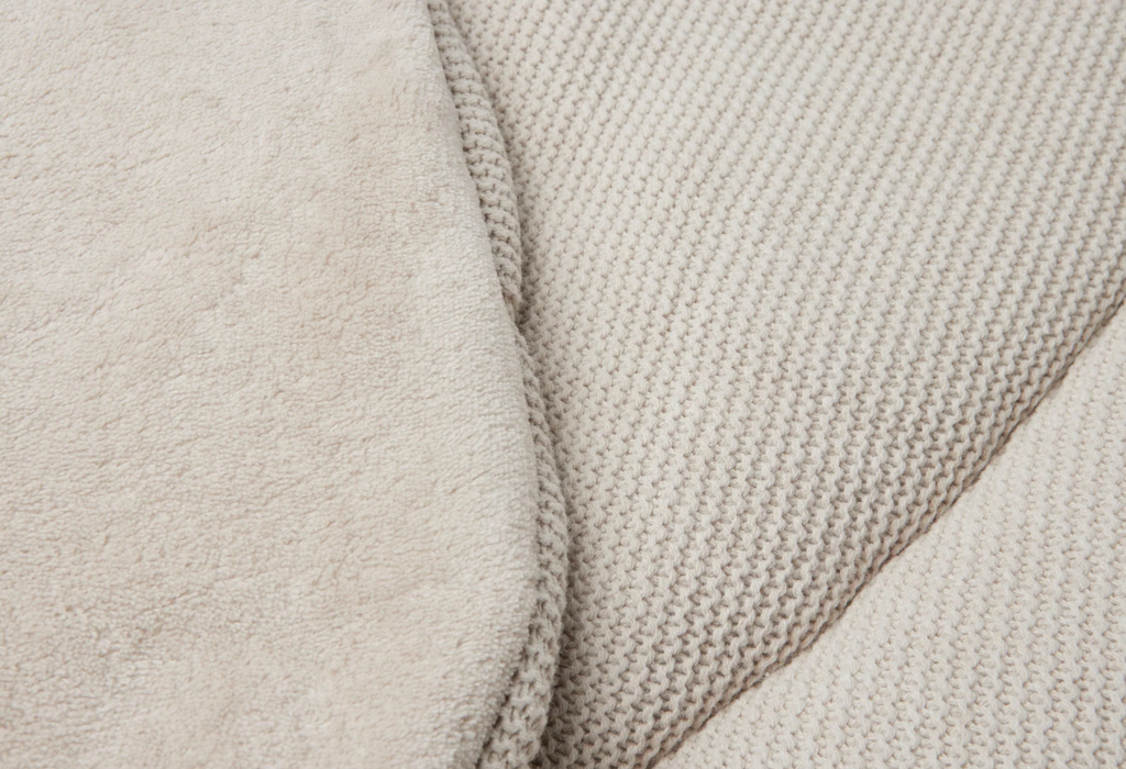 Jollein - Tapis de Parc Ø 95cm Basic Knit - Nougat
