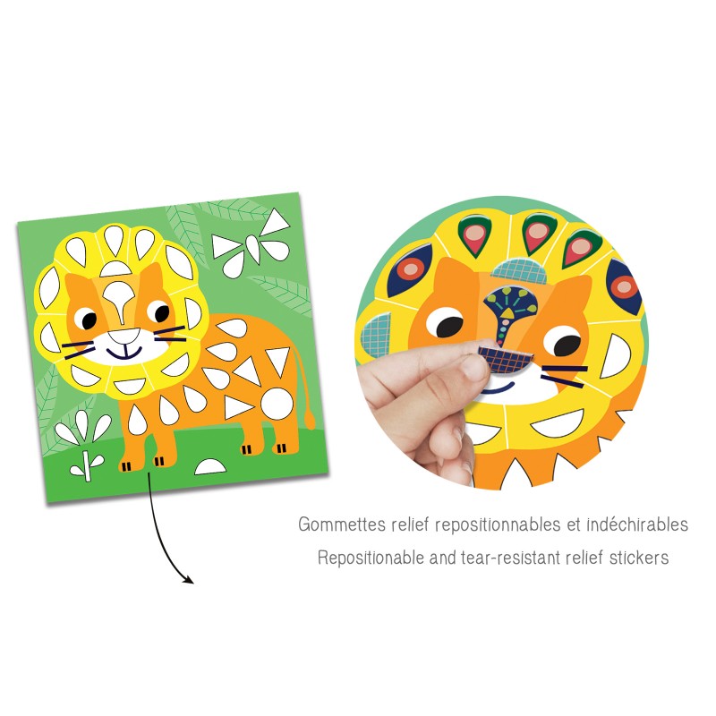 Crealign' - Gommettes déco repositionnables - Savane