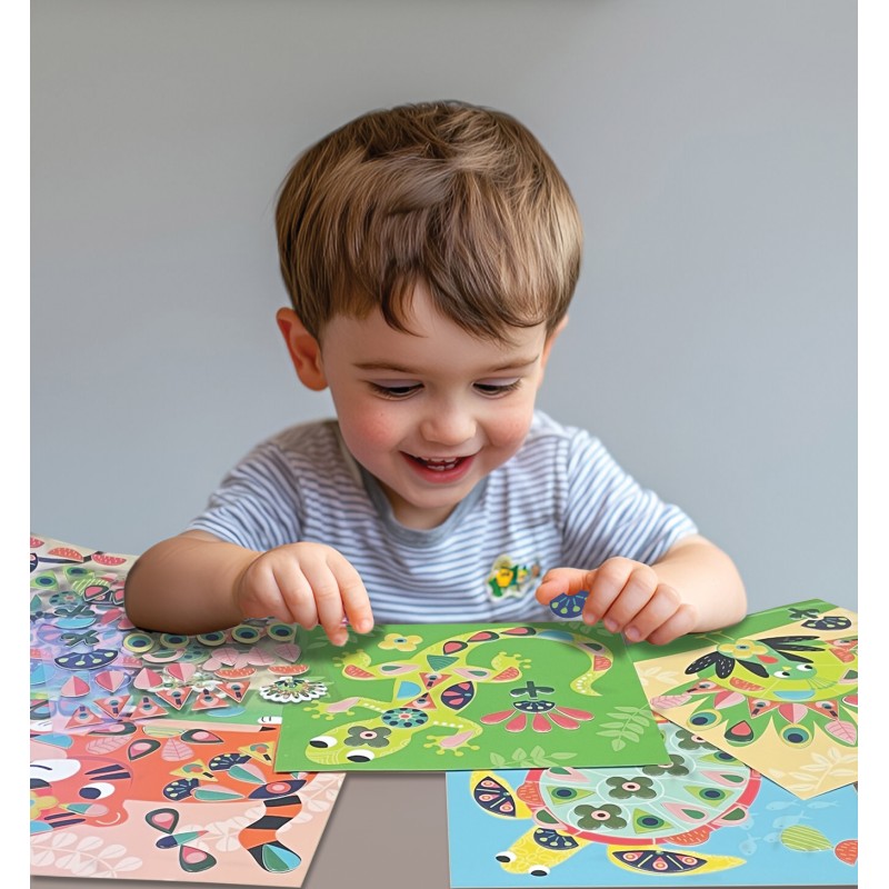 Crealign' - Gommettes déco repositionnables - Savane