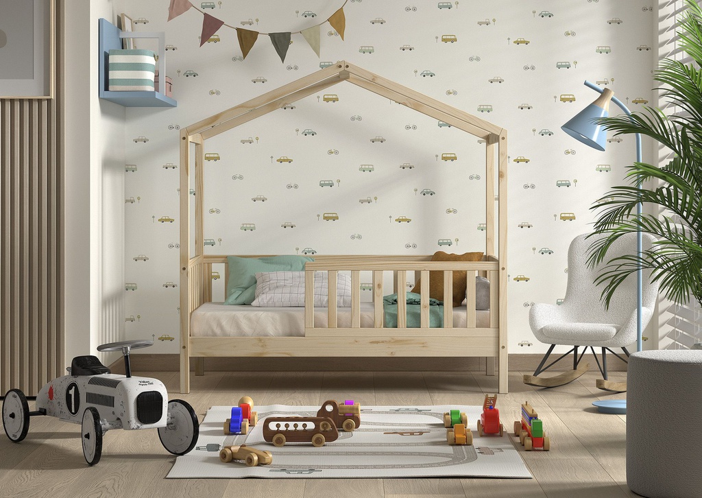 Vipack (JAXX) - Dallas lit cabane junior 70x140cm Naturel
