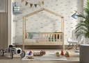 Vipack (JAXX) - Dallas lit cabane junior 70x140cm Naturel