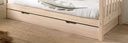 Vipack - Fritz Lit gigogne Milky Pine