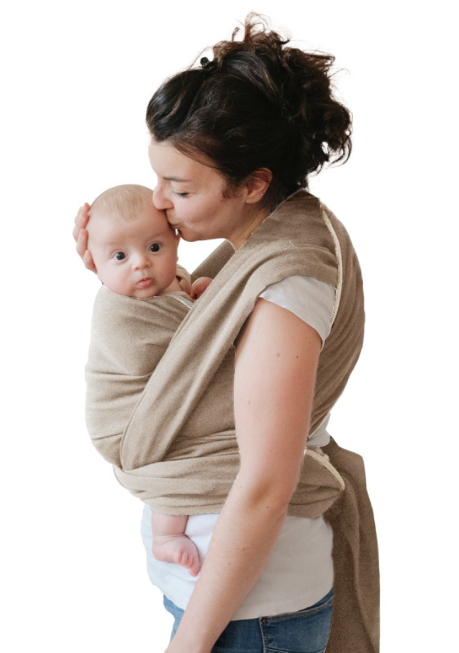 Neobulle - Écharpe de portage Sergé Brise 4,60m - Beige Sable