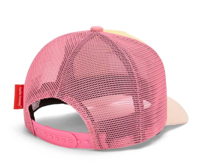 Hello Hossy - Casquette rose/jaune - Mini Chupa