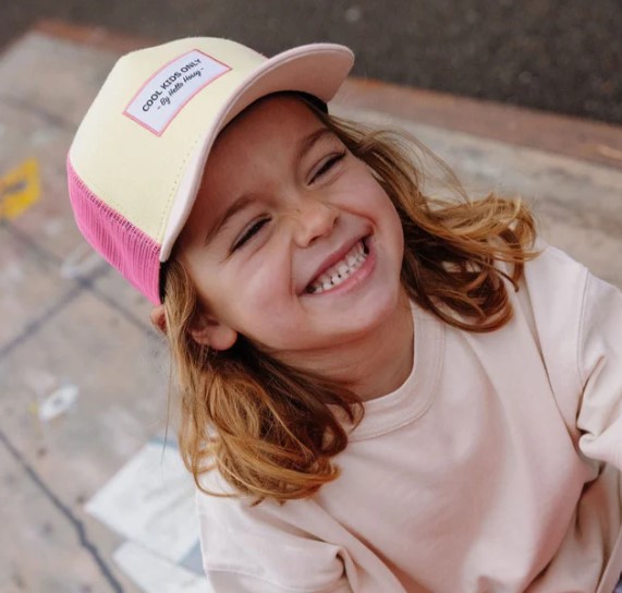 Hello Hossy - Casquette rose/jaune - Mini Chupa