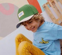 Hello Hossy - Casquette Verte/ taupe - Mini Oléa