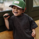Hello Hossy - Casquette Verte/ taupe - Mini Oléa