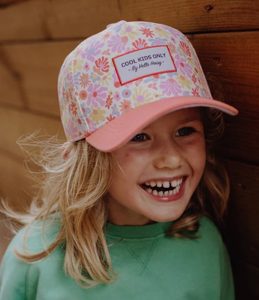 Hello Hossy - Casquette Retro Flowers  -  + 6 ans