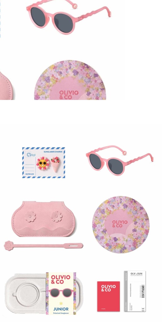 Olivio &amp; co - Lunettes de soleil - 3/5 ans - Rose