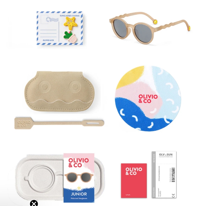 Olivio &amp; co - Lunettes de soleil - 5/12 ans - Sand Beige