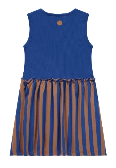 STAINS &amp; STORIES (BY BABYFACE) - Robe fille - Bleu/ marron