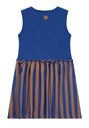 STAINS & STORIES (BY BABYFACE) - Robe fille - Bleu/ marron