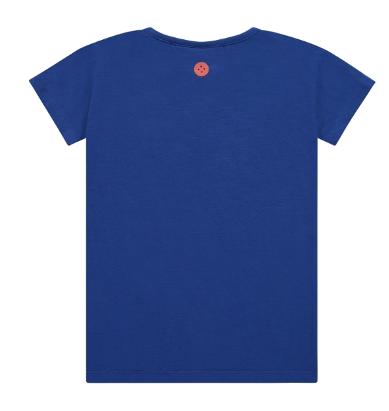 STAINS & STORIES (BY BABYFACE) - t-shirt fille courtes manches - bleu