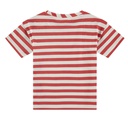 STAINS & STORIES (BY BABYFACE) - t-shirt garçon rayé rouge/blanc