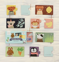 A Little Lovely Company - Puzzle d'association - Familles d'animaux