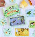 A Little Lovely Company - Puzzle d'association - Familles d'animaux
