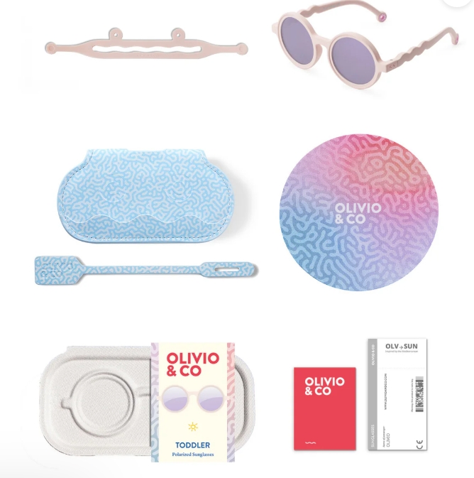 Olivio &amp; co - Lunettes de soleil - 18-36 mois - Coral Blush