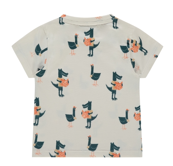 BABYFACE - T-Shirt garçon poules/dinosaures
