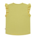 BABYFACE - T-Shirt Manches Courtes Fille - Jaune avec motif fleur