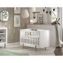 Vipack - Smile lit bébé 60x120cm blanc