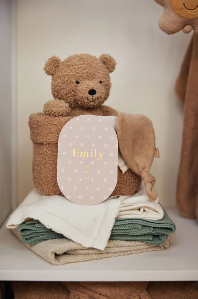 Jollein - Panier de Rangement Boucle - Biscuit