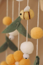 Little Loua - Mobile Bébé Fait Main - Yellow Bees