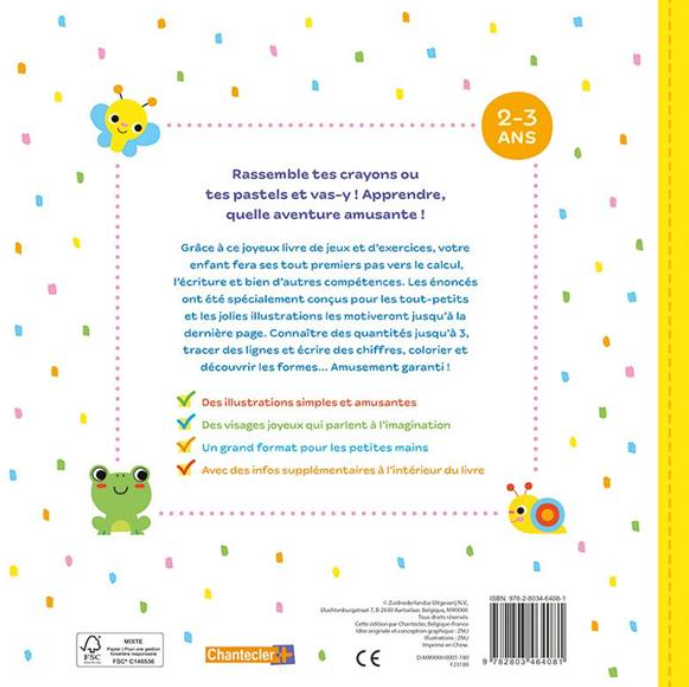 Chantecler - Livre Exercices pour les Tout-petits