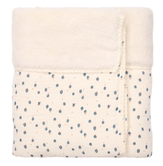 Koeka - Couverture berceau teddy Lugo - Off White
