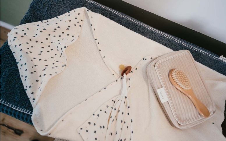 Koeka - Couverture berceau teddy Lugo - Off White