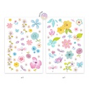 DJECO - Lot de 50 tatouages - Plume color - 3 ans +