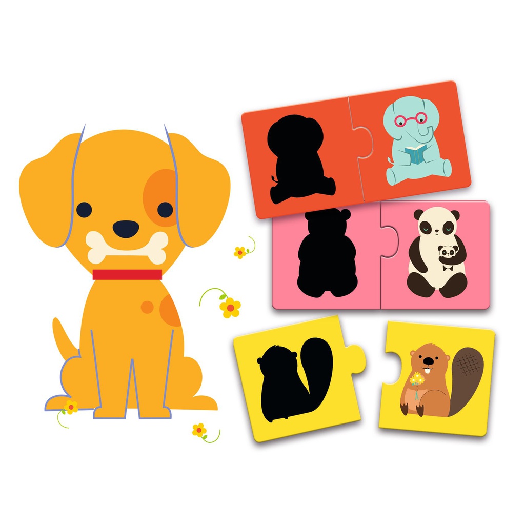DJECO - Puzzle duo Contraires - 2 ans +