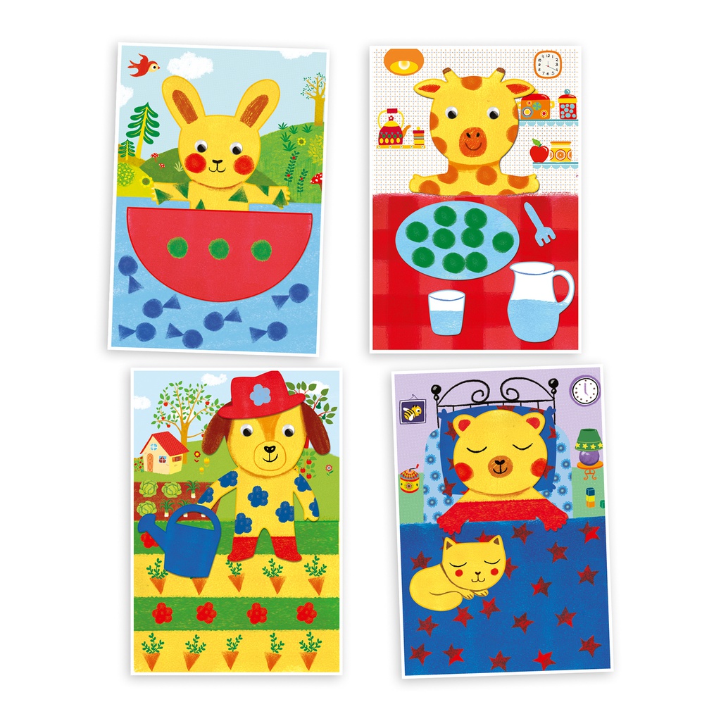 Créa Lign' - Coloriage magique Les Animocolo - 3 ans +