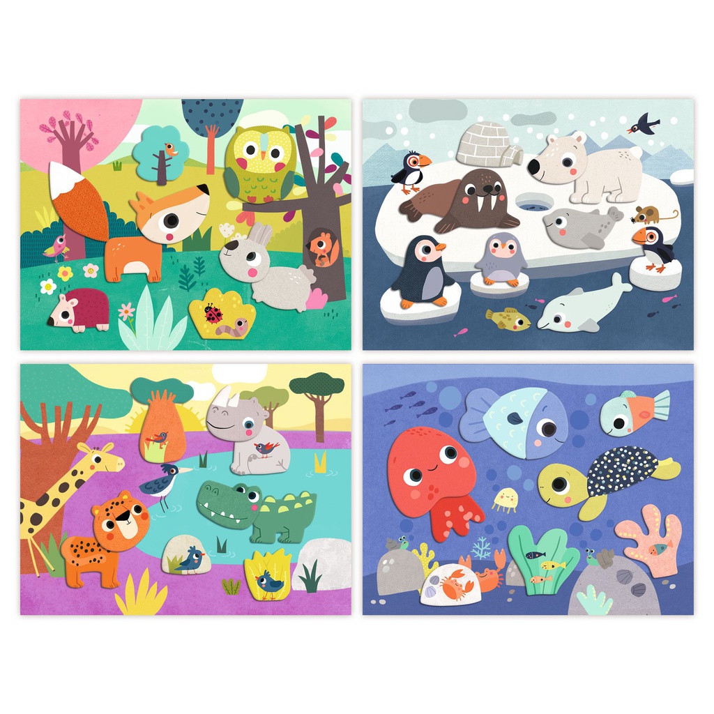 DJECO - Collages pour les tout-petits - 18 mois +