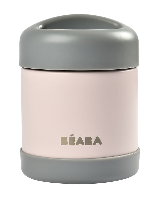 Béaba – Thermo-Portion 300 ml – Rose et gris