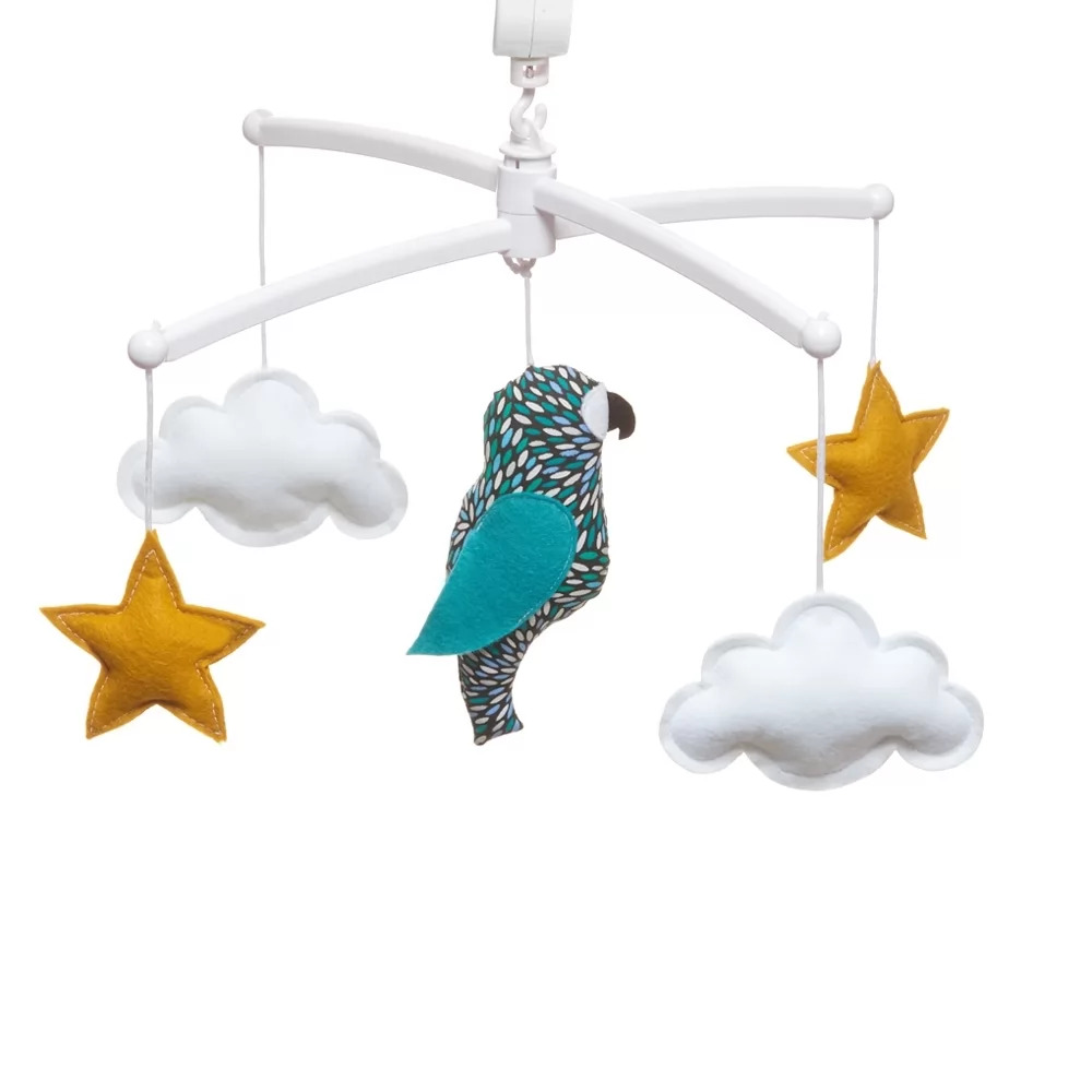 Pouce et Lina - Mobile Perroquet Vert