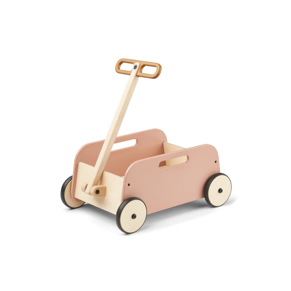 LIEWOOD - Wagon en bois - Tuscany Rose / Golden Caramel mix