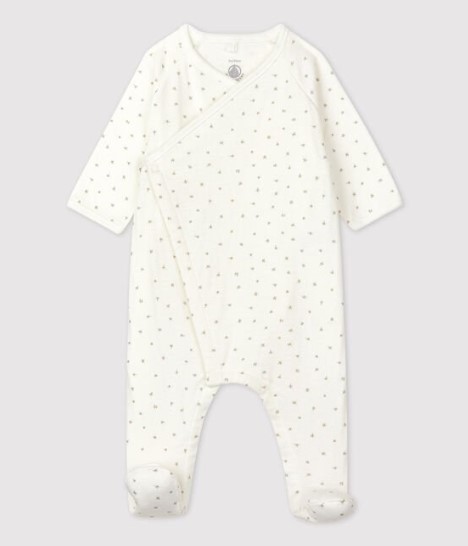 Petit Bateau - Pyjama avec pieds en coton - Etoiles