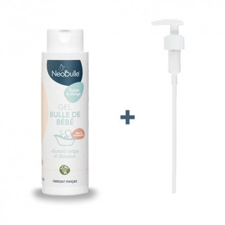 Neobulle - Pack de Soin - Gel Bulle de Bébé 400 ml + Liniment Avec Pompe 400 ml + Gel Caresse d'Aloe