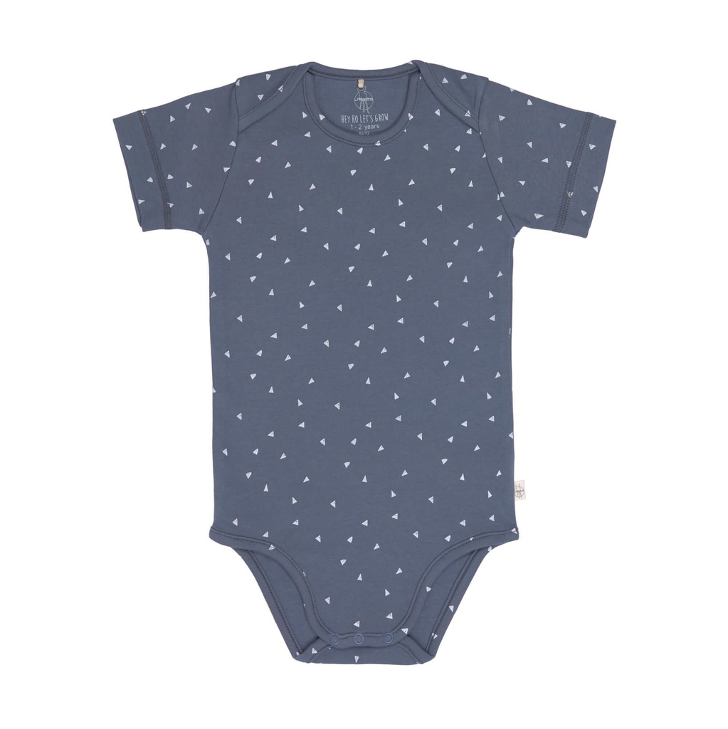 Lassig - Body manches courtes - Triangles bleu