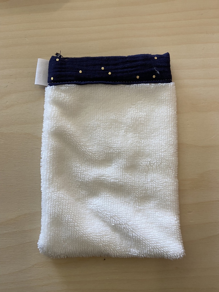 Les Pépites de Mathilde - Gant de toilette - Bleu