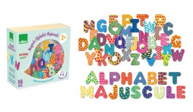 Vilac - Magnets alphabet majuscule - 56 pcs