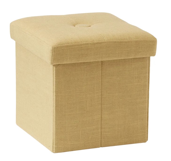 Kid's concept - Box de rangement jaune/beige